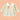 2pcs Light Peach Little Florals and Bows Long Frock style Top with matching full Pants - 12 - 18 Months Kids Clothing