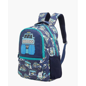 2pcs Monster Truck School Backpack & matching Lunchbag for Kids, 5yrs - 10 yrs - 5 - 10 Years Back To School