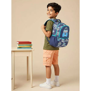 2pcs Monster Truck School Backpack & matching Lunchbag for Kids, 5yrs - 10 yrs - 5 - 10 Years Back To School