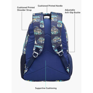 2pcs Monster Truck School Backpack & matching Lunchbag for Kids, 5yrs - 10 yrs - 5 - 10 Years Back To School