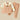 2pcs Peach Scalloped Long Frock style Top with matching full Pants - 12 - 18 Months Kids Clothing