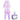 2pcs Purple Checkered Swimsuit for Girls with UPF 50+ with Free Washbag - 4 - 5 Years Swim