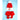 2pcs Red Nose Reindeer themed Winter Cap Beanie with matching Long style Neck Muffler for Kids, 3 - 10 Years - 3 - 10 Years Winter Wear