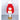 2Pcs Red Snowman Themed Beanie Winter Cap With Matching Long Style Neck Mufflers For Kids, 4 - 10 Years - 4 - 10 Years Winter Wear