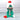 2pcs White and Green Tree Christmas themed Winter Cap Beanie with matching Long style Neck Muffler for Kids, 3 - 10 Years - 3 - 10 Years Winter Wear