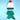 2pcs White and Green Tree Christmas themed Winter Cap Beanie with matching Long style Neck Muffler for Kids, 3 - 10 Years - 3 - 10 Years Winter Wear