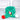 2pcs White and Green Tree Christmas themed Winter Cap Beanie with matching Long style Neck Muffler for Kids, 3 - 10 Years - 3 - 10 Years Winter Wear