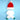 2pcs White Santa Christmas themed Winter Cap Beanie with matching Long style Neck Muffler for Kids, 3 - 10 Years - 3 - 10 Years Winter Wear