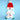 2pcs White Santa Christmas themed Winter Cap Beanie with matching Long style Neck Muffler for Kids, 3 - 10 Years - 3 - 10 Years Winter Wear