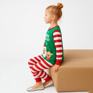 3 - 8 Yrs, Red bold Stripes,soft Cotton Kids Christmas Nightsuit - 3 Years Nightsuits