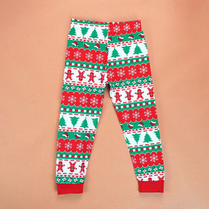 3 - 8 Yrs, Red Tree and Gingerbread man,soft Cotton Kids Christmas Nightsuit - 3 Years Nightsuits