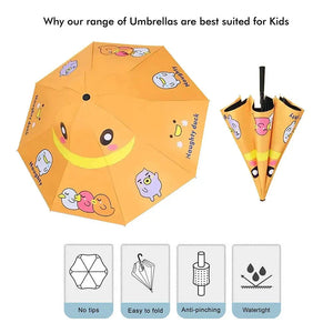 3 Ducklings theme, Unique Spanish Patio Style Kids Umbrella, 5-12 years,Orange - Little Surprise Box3 Ducklings theme, Unique Spanish Patio Style Kids Umbrella, 5-12 years,Orange