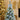 3 feet Pastel Blue Swirl Snowy Bushy Christmas Tree readily filled with ball ornament and Fillers - Christmas