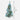 3 feet Pastel Blue Swirl Snowy Bushy Christmas Tree readily filled with ball ornament and Fillers - Christmas
