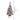 3 feet pastel Pink Swirl snowy Bushy Christmas Tree filled with balls and ornament Fillers - Christmas