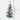 3 feet Pastel Purple Swirl Snowy Bushy Christmas Tree filled with balls and ornament Fillers - Christmas