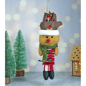 3 pcs combo set of Spring Reindeer, Santa, Snowman christmas Tree ornament and Christmas Décor - XMAS TREE ORNAMENTS