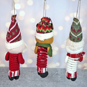 3 pcs combo set of Spring Reindeer, Santa, Snowman christmas Tree ornament and Christmas Décor - XMAS TREE ORNAMENTS