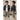 3 Pcs Set, Black Bear Quilted Jacket, T-shirt & Pants set for Kids, Winterwear - 3 - 4 Years Kids Clothing