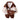 3 Pcs Set, Brown & Cream Tracksuit with and matching Sling Bag for Kids - 3 - 4 Years Kids Clothing
