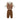 3 Pcs Set Brown crochet Knitted Vest,with White Shirt & Matching Pants Partwear set for Kids - 2 - 3 Years Winter Wear