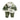 3 Pcs Set, Green Jacket, White T-shirt & Pants with Sling Bag for Kids - 3 - 4 Years Kids Clothing