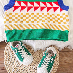 3 Pcs Set Multicolour Sweater Shirt And Denims Set For Toddler And Kids Winter And All Season Wear - 2 - 3 Years Kids Clothing