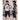 3 Pcs Set, Navy Beige Puffer Jacket, T-shirt & Tracksuits set for Kids, Fleece Winterwear - 1 - 2 Years Kids Clothing