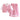 3 Pcs Set Pink Side Bow Jacket,Shirt & Matching Pants Partywear set for Girls - 2 - 3 Years Winter Wear