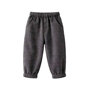 3 Pcs Set,Black Zig Zag Textured Vest,Shirt & Pants for Kids - 3 - 4 Years Winter Wear