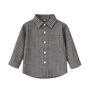 3 Pcs Set,Grey Horse Sweater Vest,Checkered Shirt & Denims set for Kids - 3 - 4 Years Winter Wear