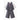 3 Pcs Set,Grey Polka Flared Top,Grey T-shirt & Wide Leg Pants partwear for Girls - 2 - 3 Years Winter Wear