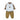 3 Pcs Set,Ivory Knit Vest,Checkered Shirt & Pants set for Kids - 1 - 2 Years Winter Wear