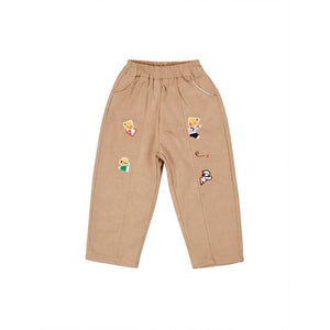 3 Pcs Set,Plane & Sun Shirt,Ted Cardigan & Pants set for Kids - 2 - 3 Years Winter Wear