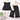 3 Pcs Set,Winterwear Black Ruffled Vest,Ivory Shirt & Flare Pants for Girls - 4 - 5 Years Winter Wear