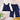 3 Pcs Set,Winterwear Navy Ruffled Vest,Ivory Shirt & Flare Pants for Girls - 4 - 5 Years Winter Wear
