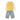 3 Pcs Set,Yellow Pom - pom Knitted Vest,T-shirt & Denims for Kids - 2 - 3 Years Winter Wear