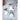 3 pcs Silver Furry Winter Accessories themed Christmas Tree Ornaments - XMAS TREE ORNAMENTS
