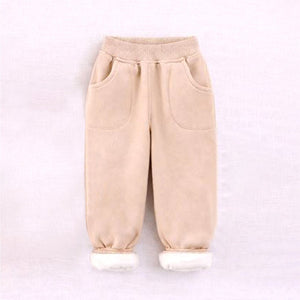 3 Pcs Winter Set, Beige Brown Paw, Hoodie, tshirt & Pants for Kids, Winterwear - 2 - 3 Years Kids Clothing