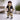 3 Pcs Winter Set, Black Puffer Sleevless Jacket, Hoodie & Pants for Kids, Winterwear - 2 - 3 Years Kids Clothing