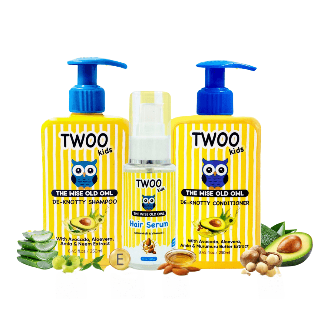3 - Step Hair Care Combo (De - Knotty Shampoo, De - Knotty Conditioner & Hair Serum) - 8906002231973 Turn on screen reader support