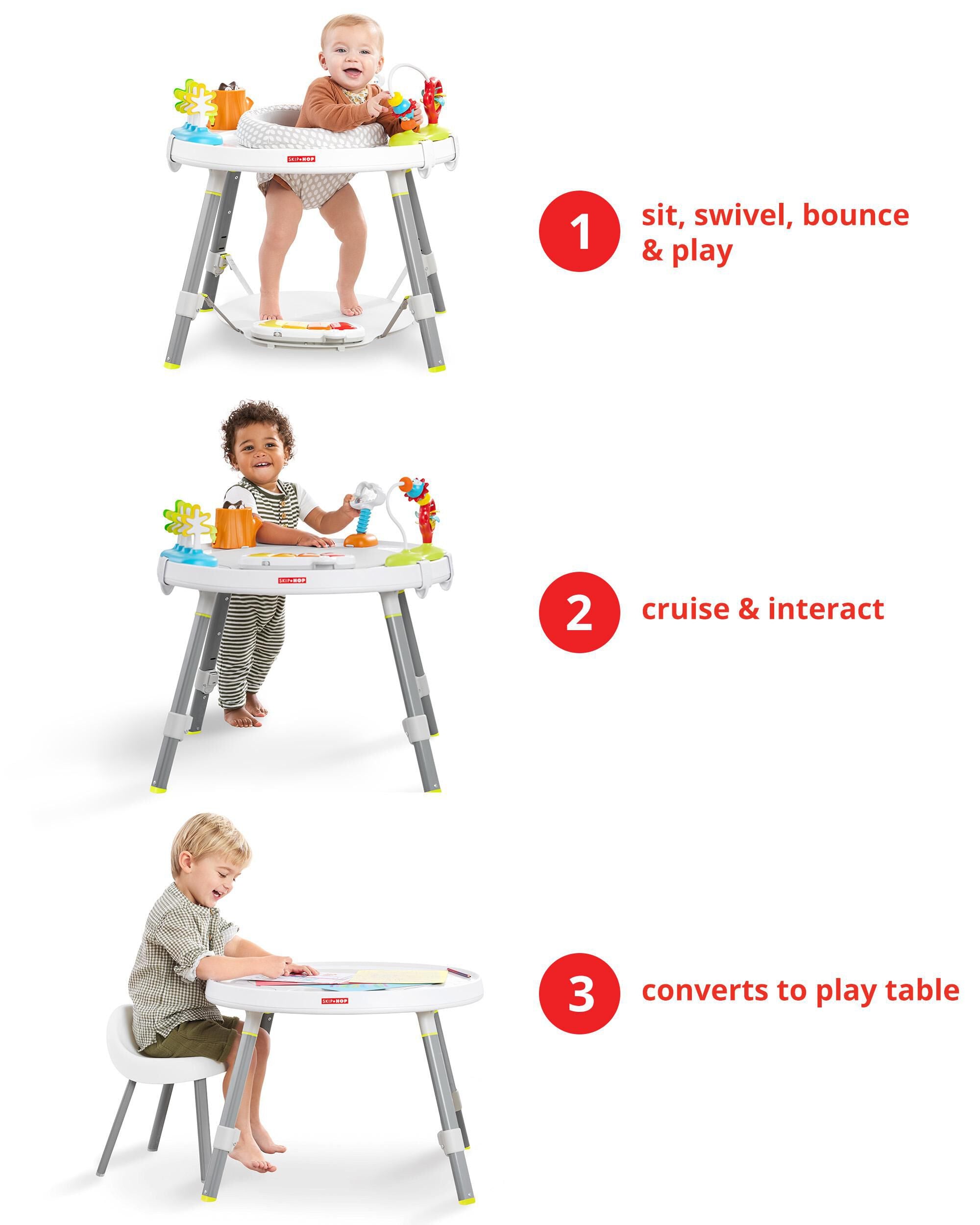 Skip Hop Explore & More Babys View 3 -Stage Activity Centre Activity & Gear - Multicolor