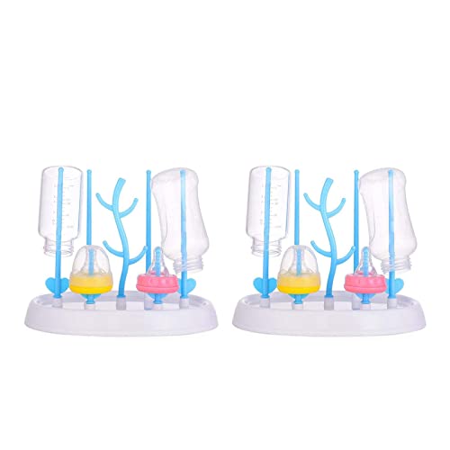 Safe-O-Kid- Bottle Drying Rack- White (Pack of 2)