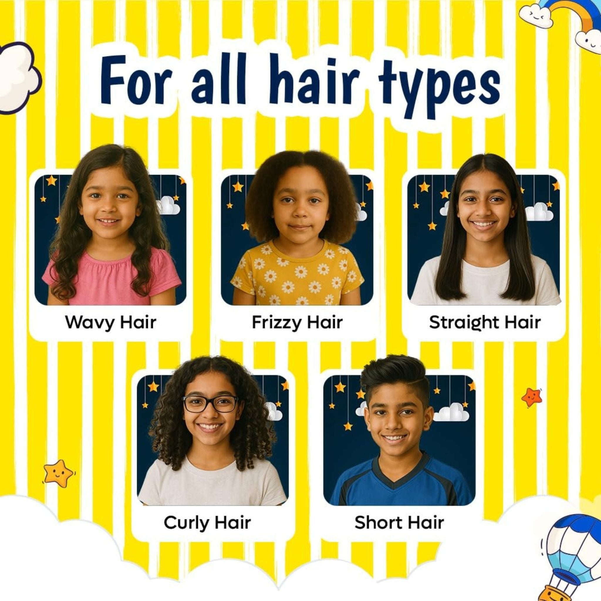 TWOO Kids De-Knotty Hair Serum with Almond Oil & Vitamin E – Smooth & Shiny Hair
