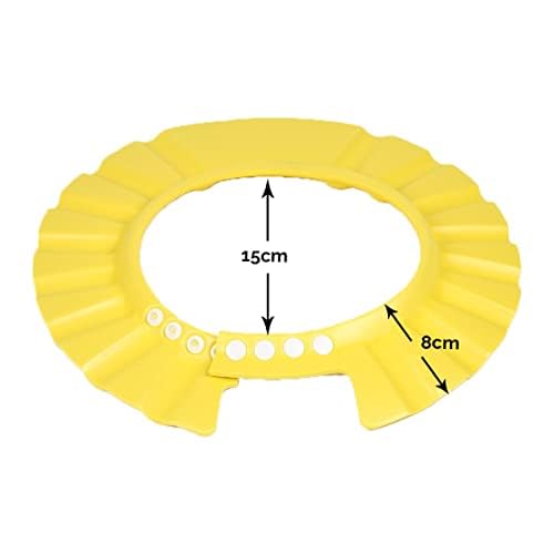 Safe-O-Kid, Baby Shampoo Cap Head Protector-Yellow (Pack of 1)