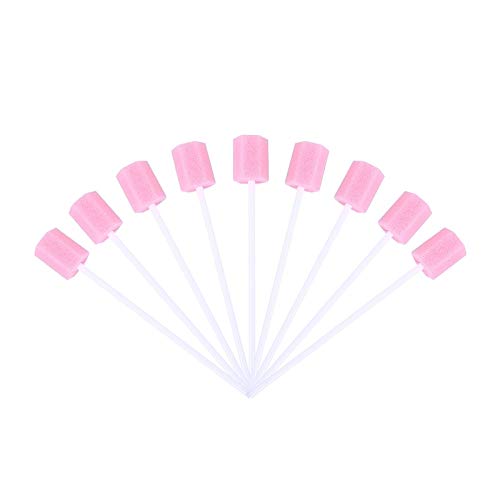 Safe-O-Kid, Baby Speech Therapy Mouth Swabs (100 Pieces)-Pink