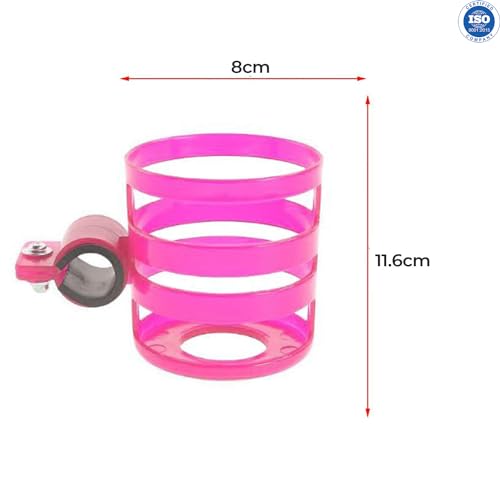 Safe-O-Kid- Universal Stroller Cup Holder- Pink (Pack of 1)