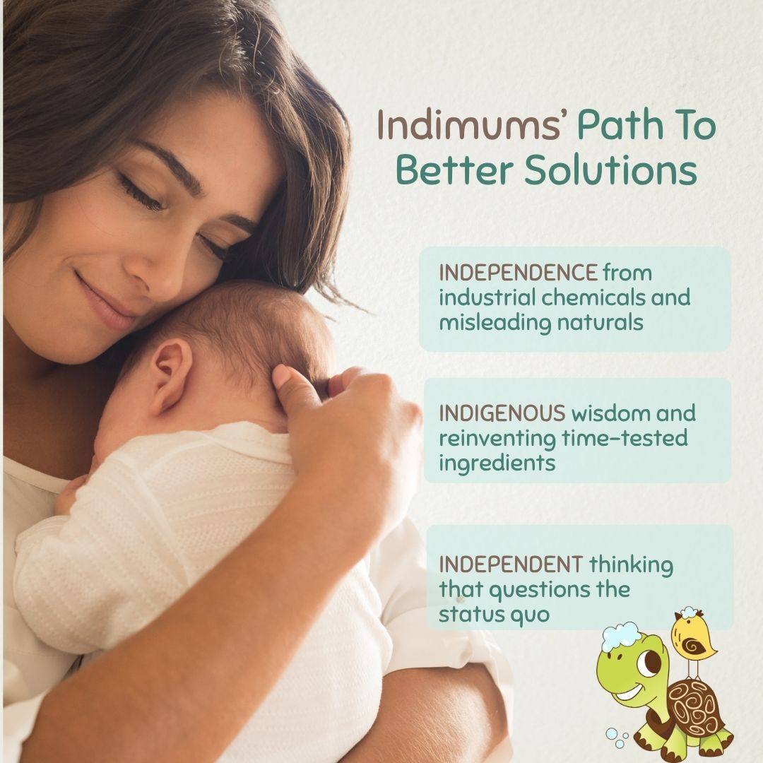 Indimums Reetha, Shikakai & Flaxseed Oil Shampoo for Newborn | 200 ML