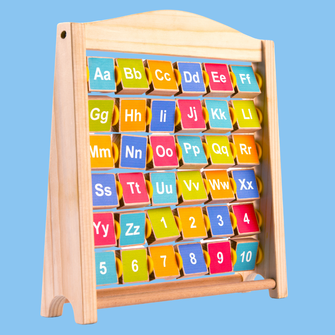 Cots and Cuddles Wooden Abacus Board for Kids