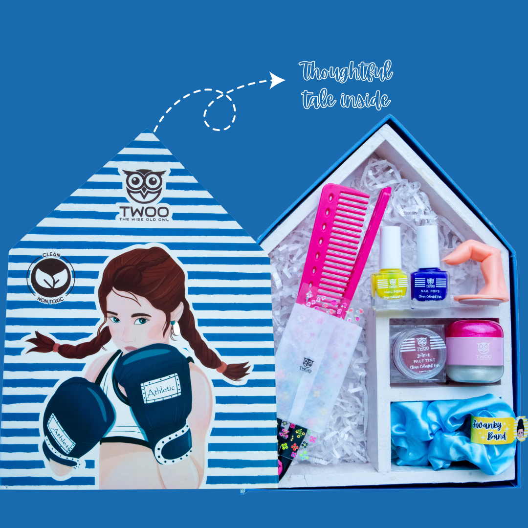 TWOO 8 in 1 Wise Box Beauty Kit for Girls: The Athletic Wise Box